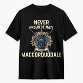 MacCorquodale Tartan Crest 2D T-shirt - Never Underestimate Style